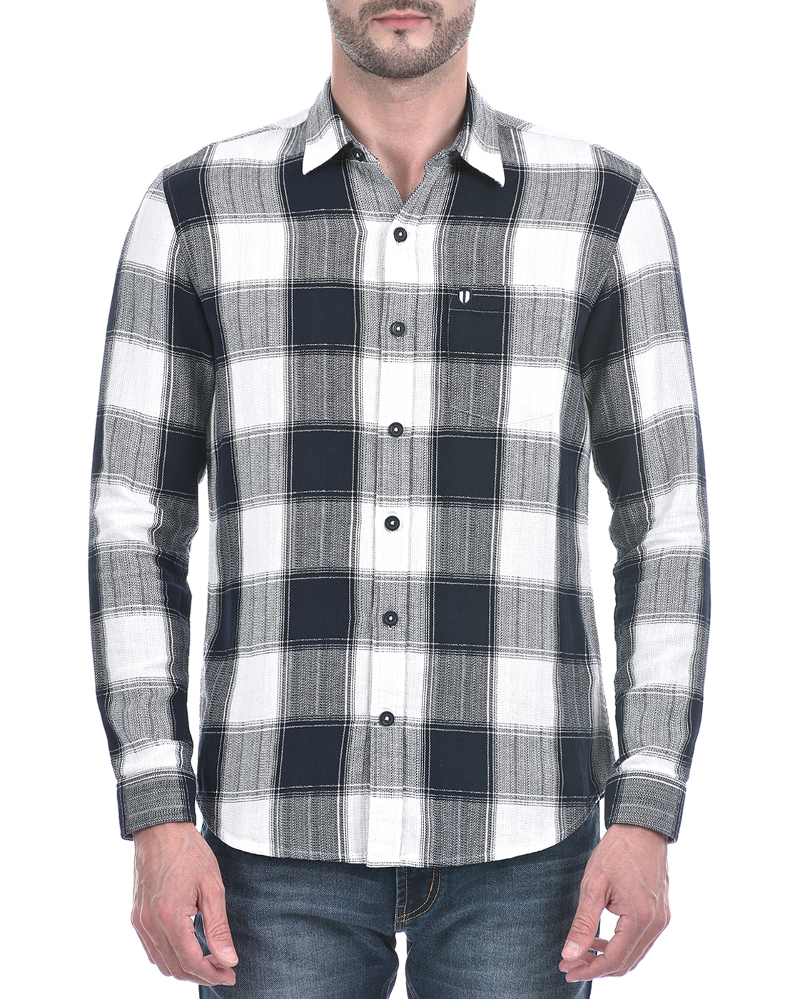 Numero Uno Men Beige Solid Hooded Neck Brushed Fleece Sweatshirt